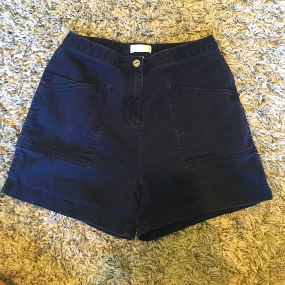 Vintage Navy Highwaisted Shorts